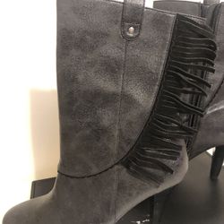NEW Black leather Boots