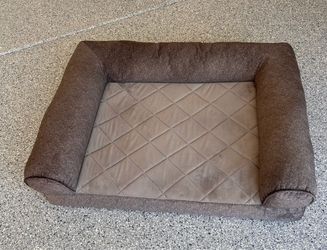Large Dog Bed with Bolster Sides
