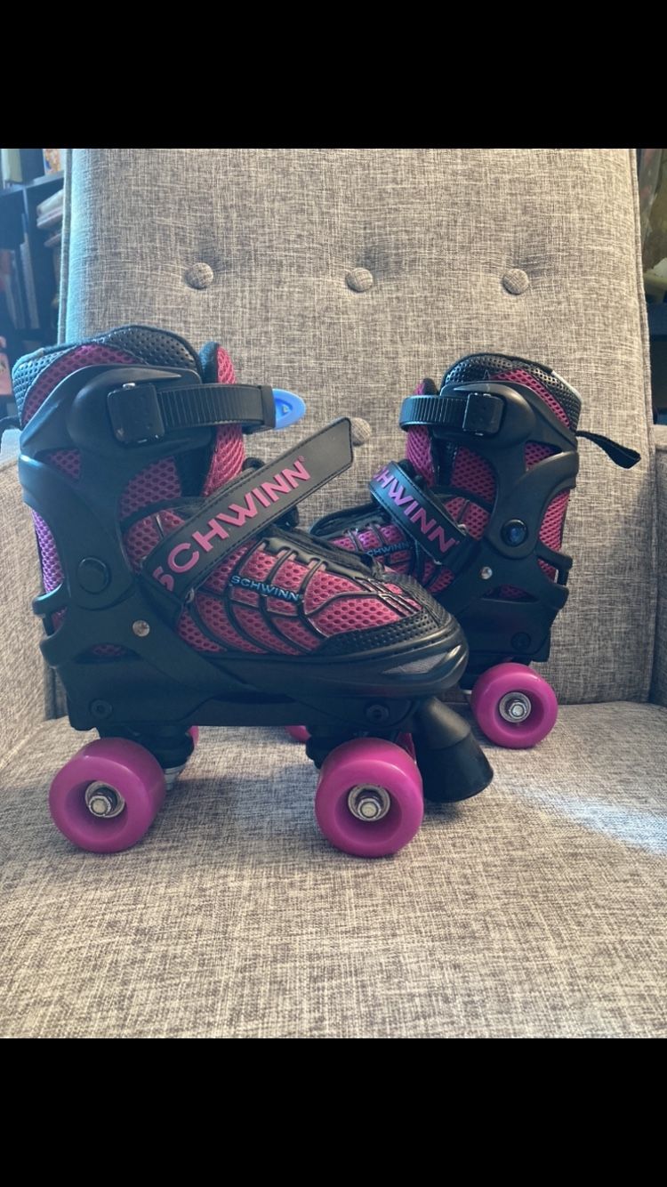 Rollerblades Adjustable Size 1-4, Fit Shoe Size 1, 2, 3, 4