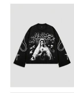 Hell Star Black And White Hoodie