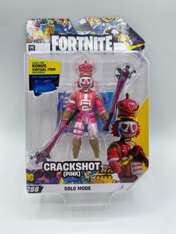 FORTNITE Jazwares 2026 OG Crackshot Pink Solo Mode 4"  #288 NEW Excellent Con.