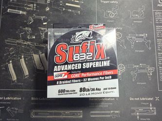Sufix 832 80LB 600Yards Braided Line