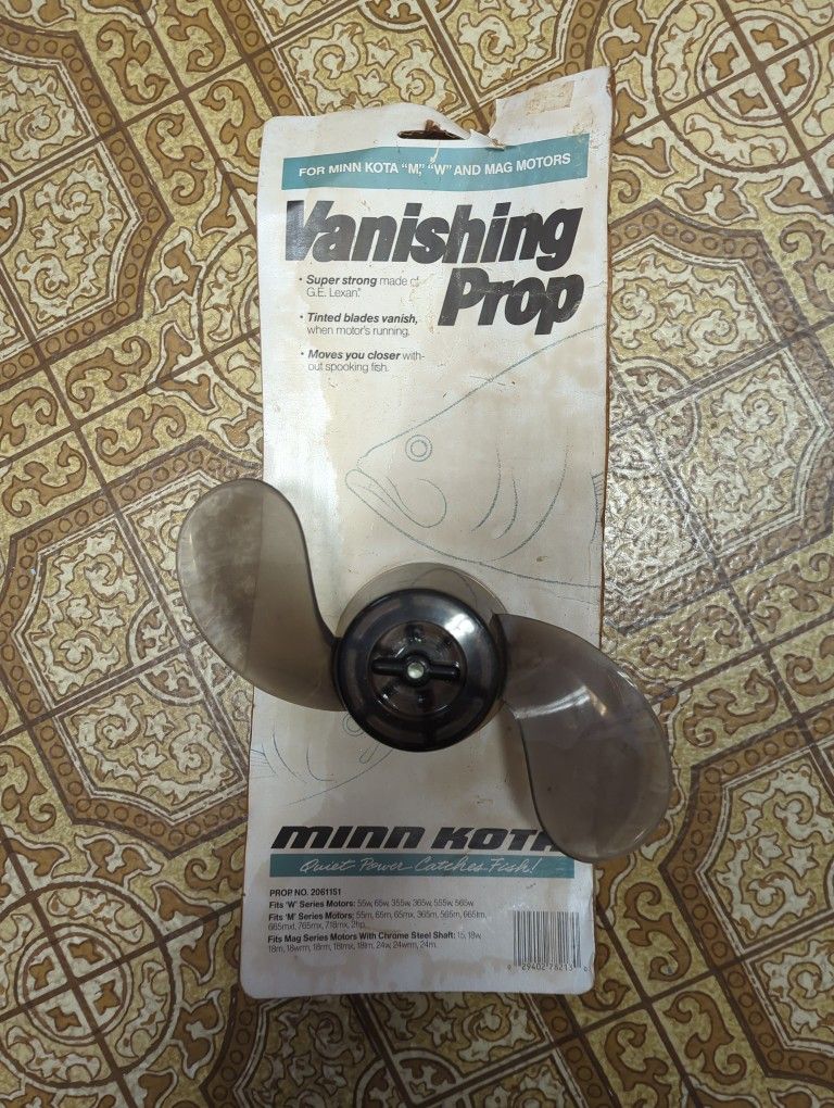 Minn Kota Vanishing Propeller New