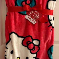 Hello Kitty Valentines Blanket 