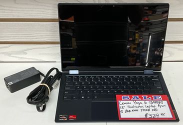 Lenovo Yoga 6 13ARE05 13” Touchscreen Laptop Ryzen 5 8GB RAM 512GB SSD