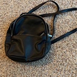 Black Backpack Purse