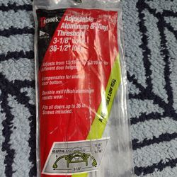 WJ Dennis Adjustable Threshold 3-1/8" Wide 36 1/2" Long