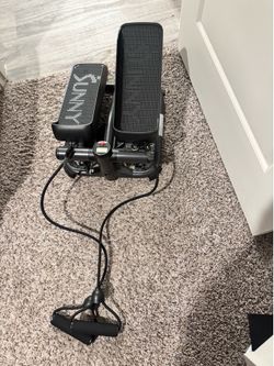Mini Stepper w/ Resistance Bands