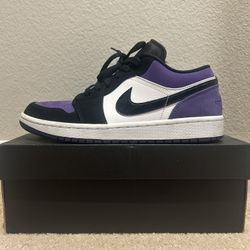 Air Jordan 1 Low  Purple Men’s Size 8.5