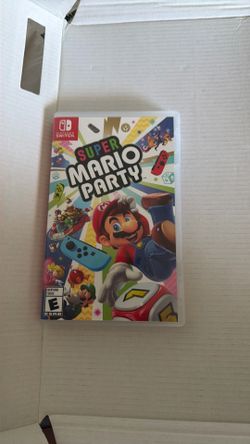 Super Mario party Nintendo switch game