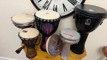 5 hand drums