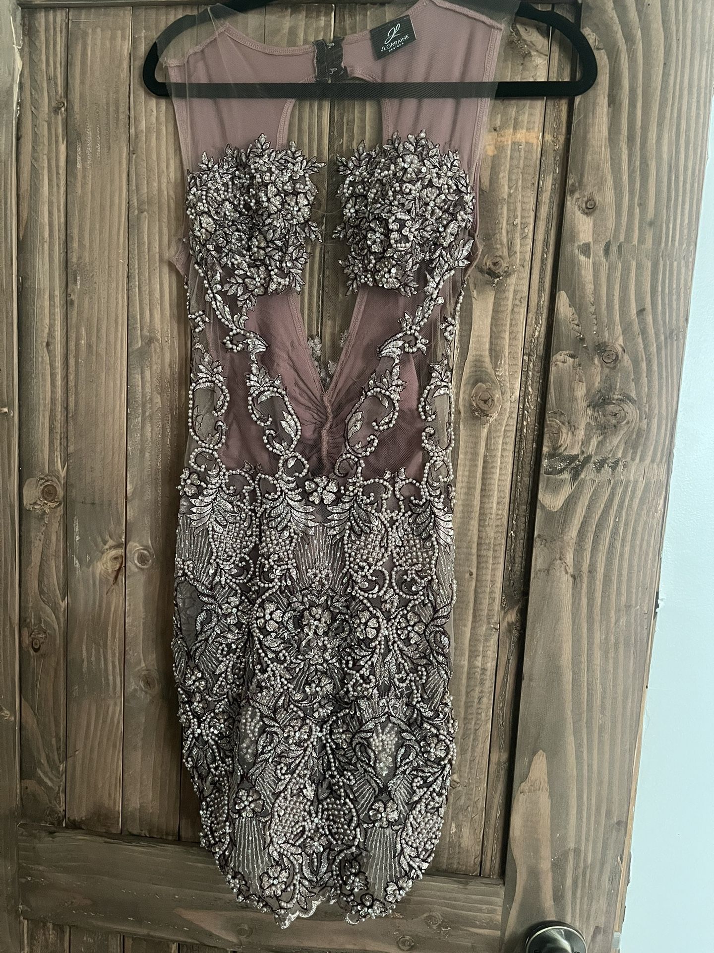 Custom Made JLORRAINE BLUSH PINK DRESS