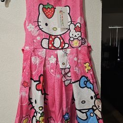NEW HELLO KITTY GIRL SMALL DRESS