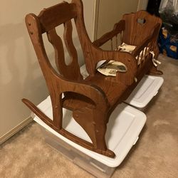 Amish Baby Doll Rocker