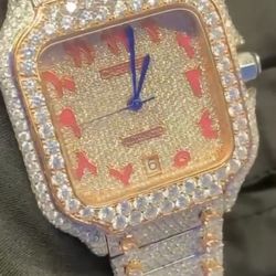 Real Vvs moissanite Watch 