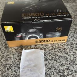 Nikon D3500  18-55 Mm Lenses 