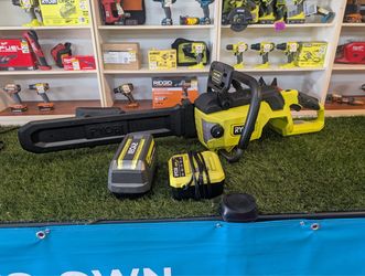 Ryobi 40v 20” chainsaw w/8.0 battery
