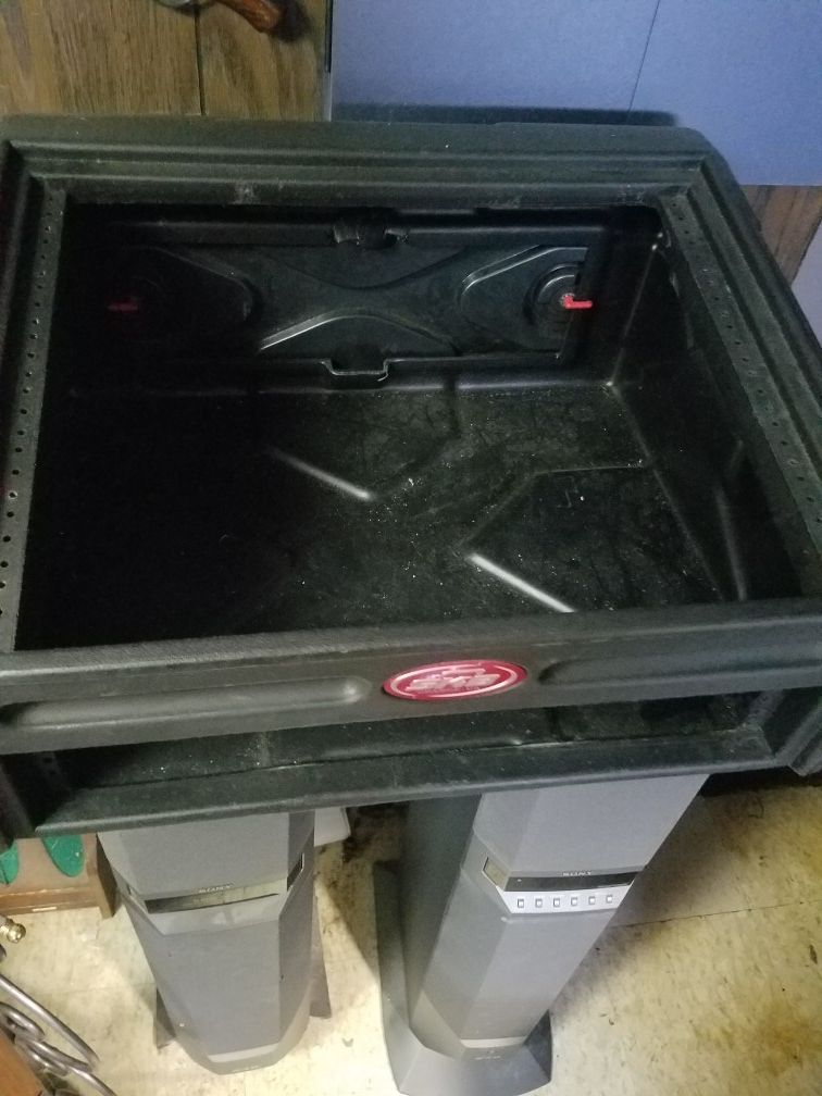 Mobile dj mixer carring case