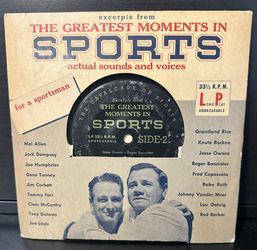 The Greatest Moments In Sports LP