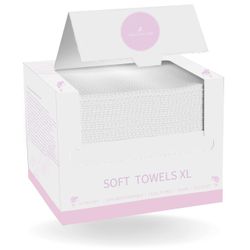 Soft Towels XL makeup removal wipes 50 ct. disposable clean towels 100% cotton