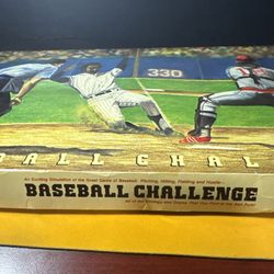 Tri-Valley Boardgame Baseball Challenge Box VG+/EX