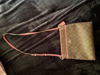 Coach North South File Bag in Signature Canvas