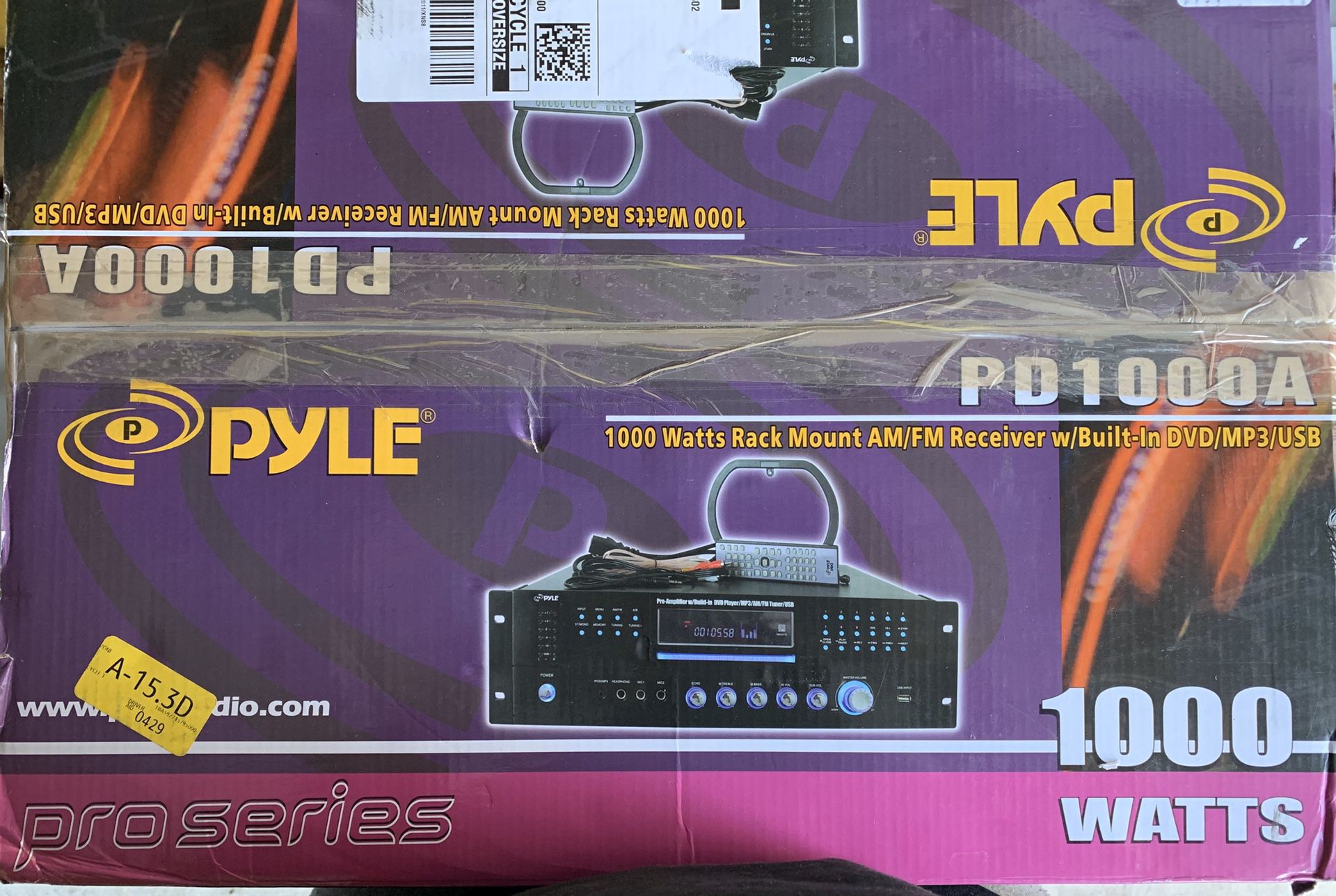 NEW Pyle 1000 Watt Amplifier!!
