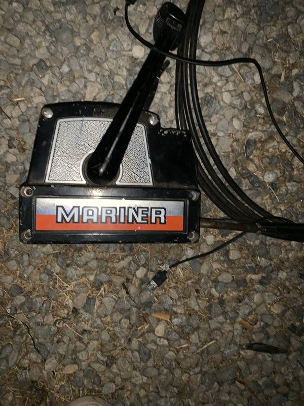 Vintage Mercury Mariner Boat Outboard Motor Throttle Shift Control W