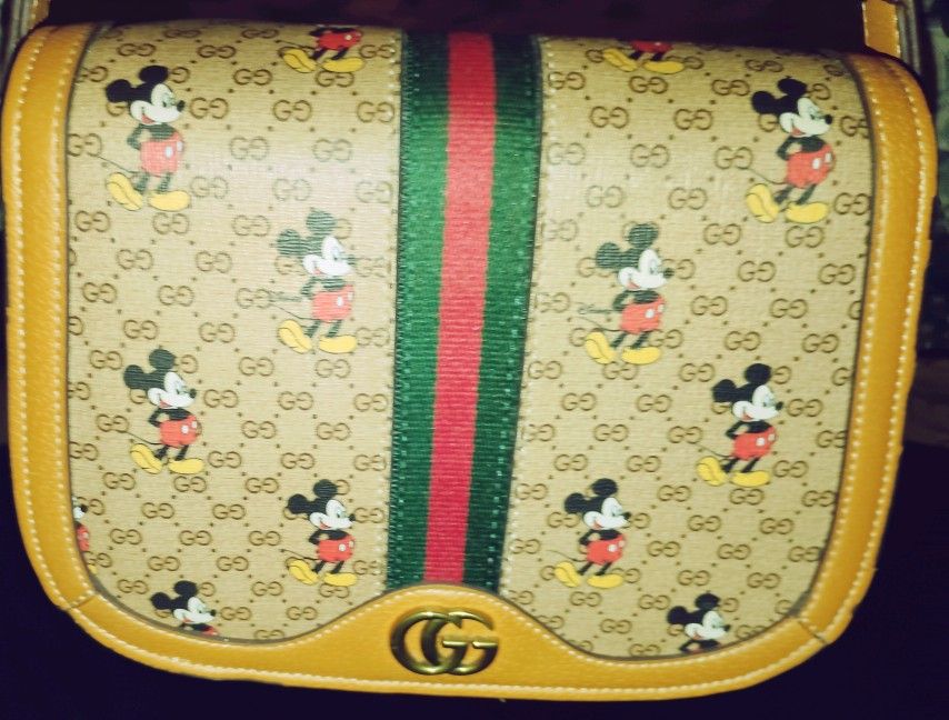 Gucci Mickey Mouse Shoulder Bag