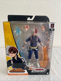 Jazwares My Hero Academia 6.5" Shoto Todoroki Figure w/Custom Faceplates/Hands