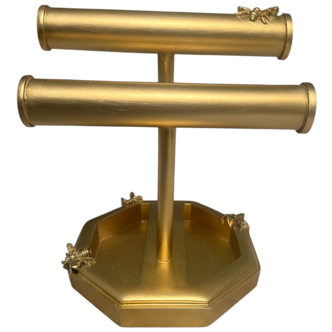 Two Tier Gold Bracelet Display