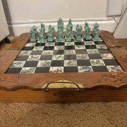 Vintage Chess Set! Great Shape! Great Price! Get Your Strategy On!!