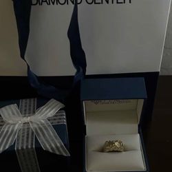 10k Gold Nugget Ring 