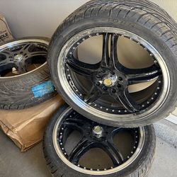Set of 4 New Tires and Rims 18