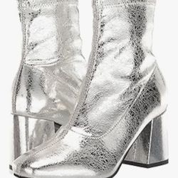 Silver Booties 
