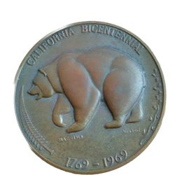 Bicentennial Commemorative California Medal