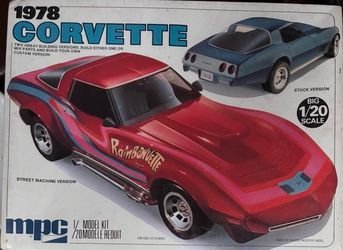 Corvette 1978 Model Kit Collectable