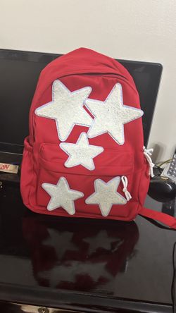 Red and White Star Bag