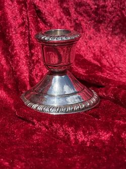 Sterling Silver weighted Candle Holder