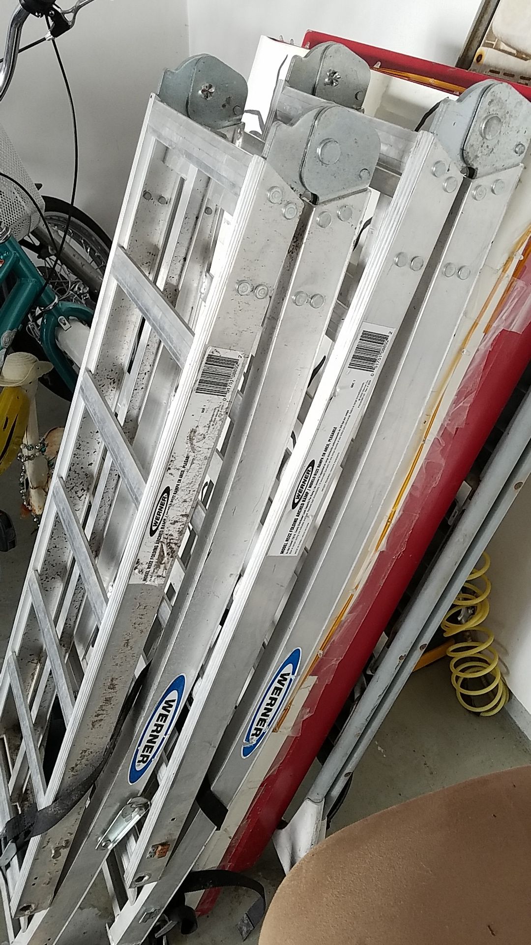 Werner r522 folding aluminum ramps