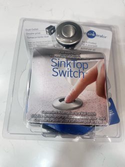 In sinkerator garbage disposal with air switch Crome