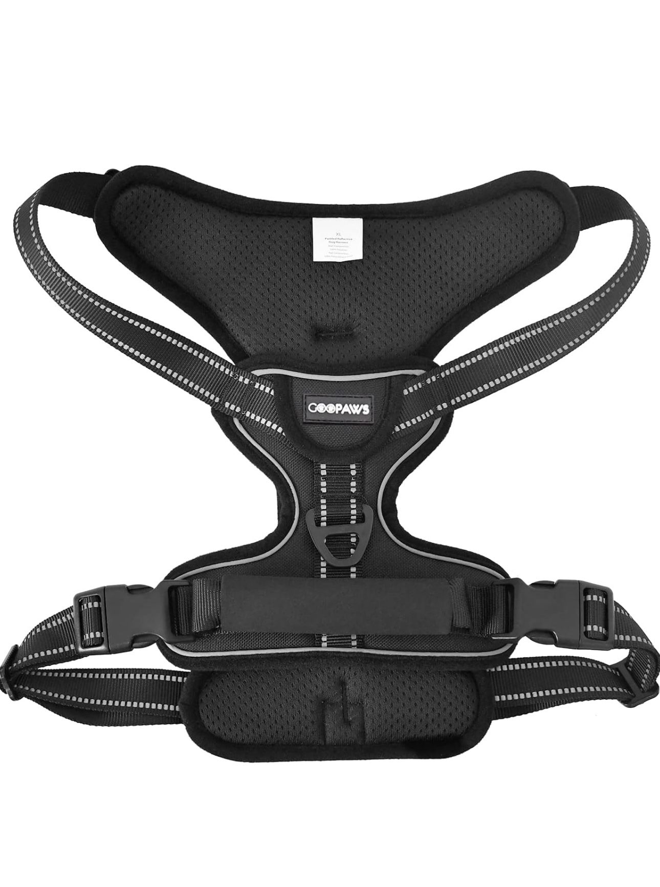 Padded Reflective Dog Harness, Lightweight Ripstop Dog Harness. Xl