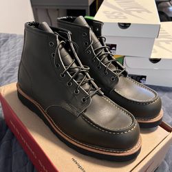 Red wing Heritage Alpine Moc Toe Size 9