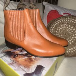 La Spuela Leather Boots Size 8
