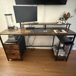 Rustic Brown Desk