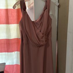 size 16 dress from david’s bridal never worn