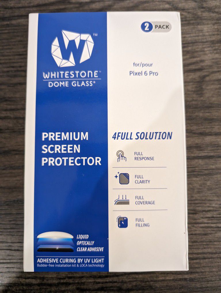 Whitestone Dome Glass Screen Protector Google Pixel 6 Pro