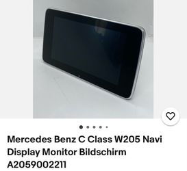 OEM radio Navi screen Mercedes C, G class