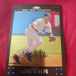 Topps Chrome Derek Jeter Card 