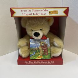 New 2007 Steiff Teddy Bear Set Sealed Book 'Not Your Ordinary Bear!’